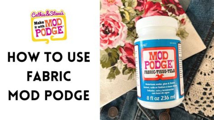 How does modge podge work?