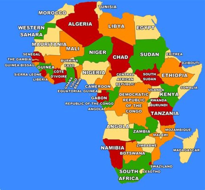 How many african countries?