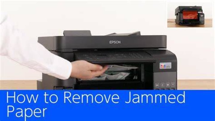 How remove jammed paper?