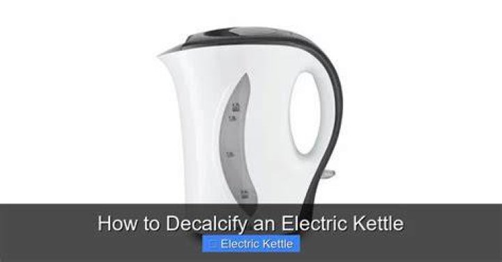 How to decalcify kettle?