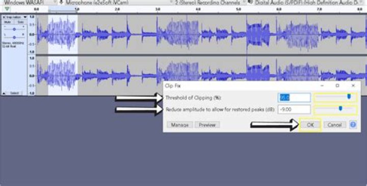 How to fix garbled audio in audacity?