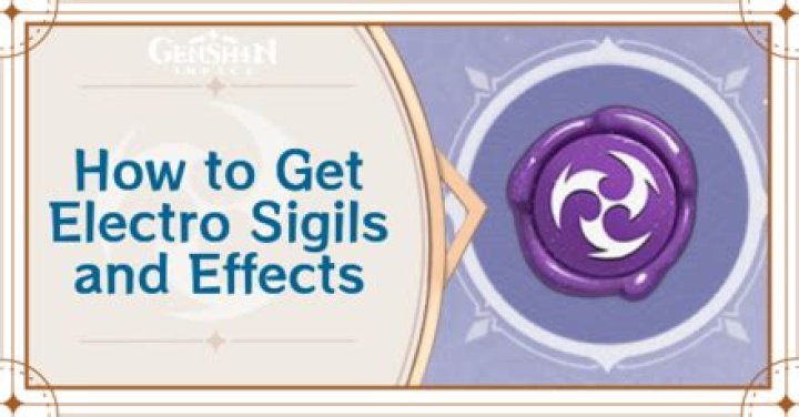 How to get electro sigils fast?