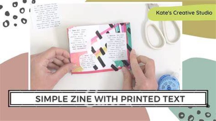 How to make a simple zine?