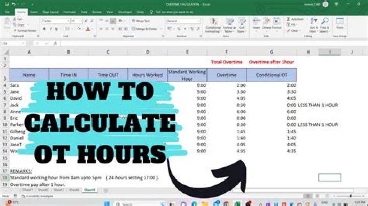 How to ot calculation?