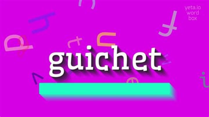 How to say guichet?