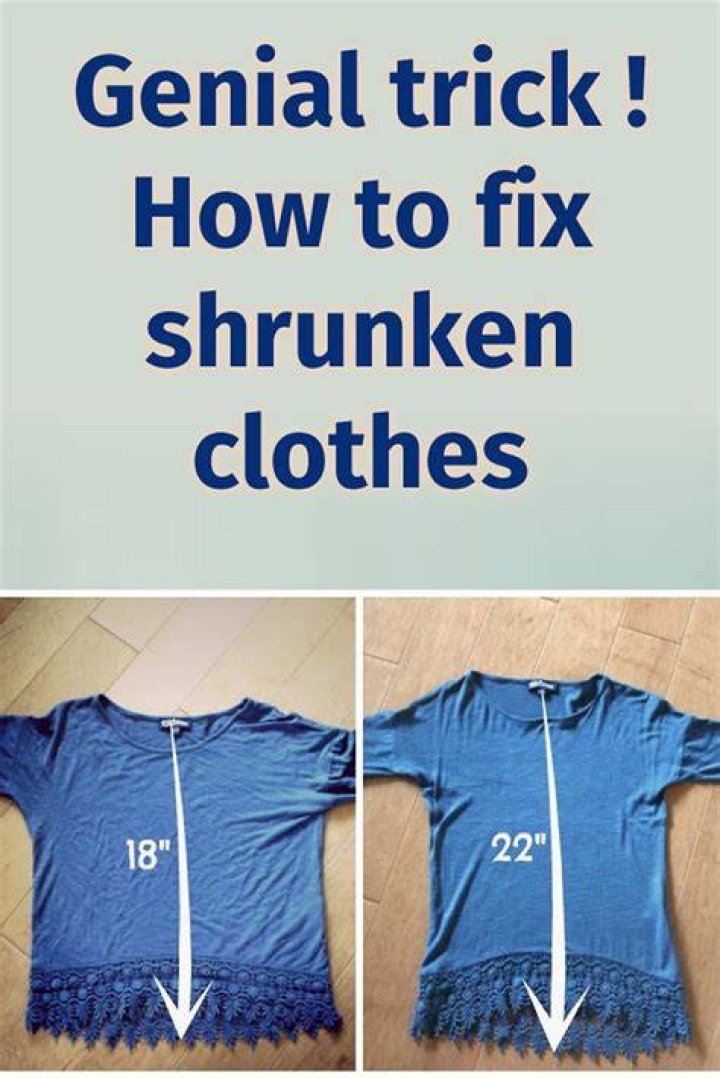 How to stretch clothes that shrunk?
