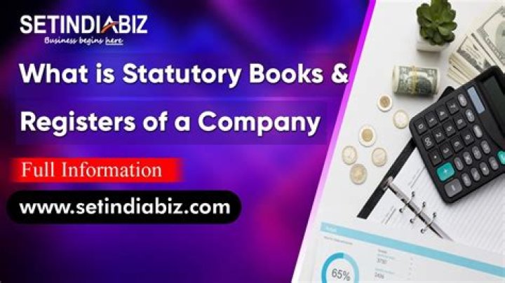 In a statutory books?