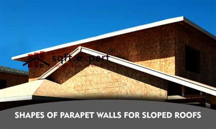 In construction what is a parapet?