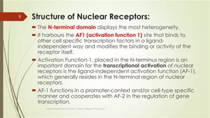 In the nuclear receptor?