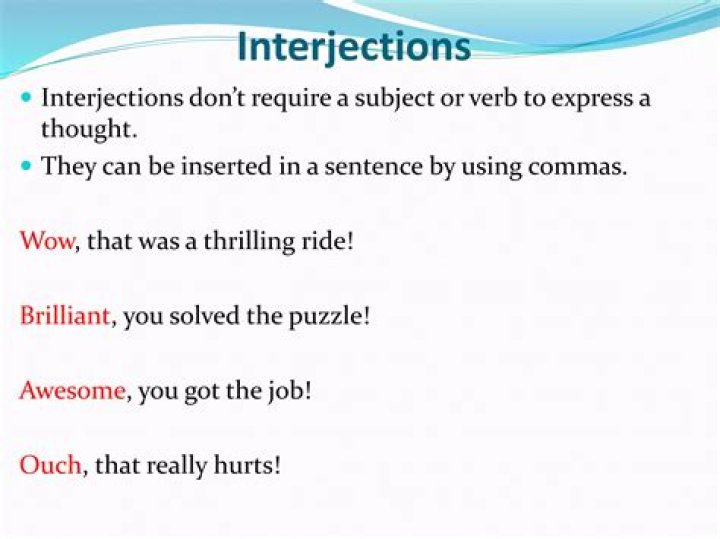 Inserted in a sentence?