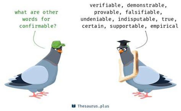 Is confirmable a real word?