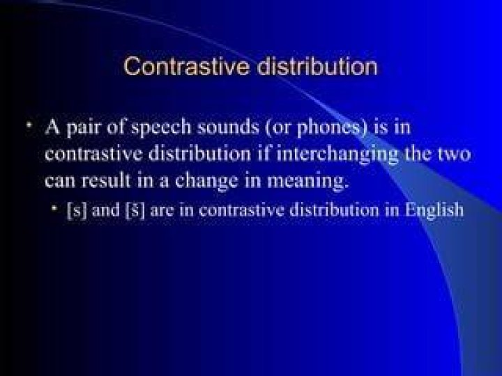 Is contrastive distribution predictable?