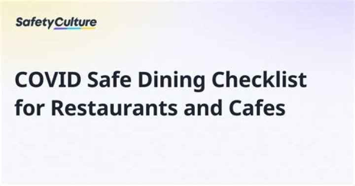 Is dining out safe?