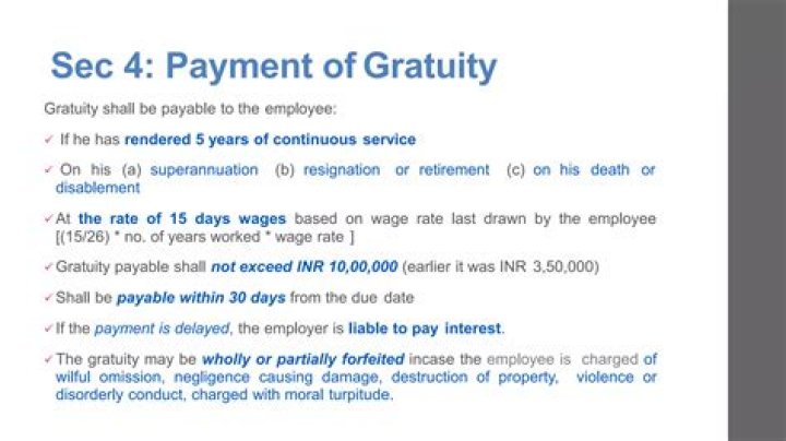 Is it mandatory to pay gratuity?
