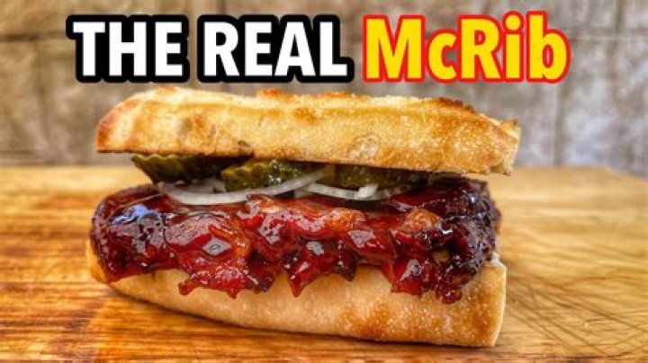 Is mcrib beef or pork?