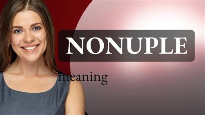 Is nonuple a real word?