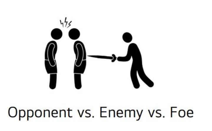 Is opponent a enemy?