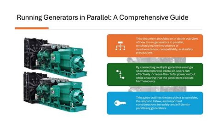 Is paralleling two running generators important?