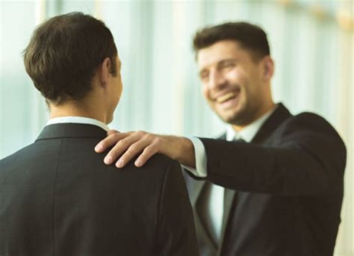 Is patting on the back?