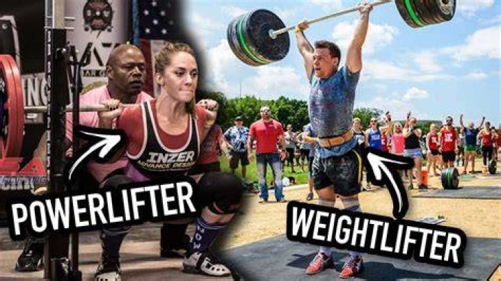 Is the difference between powerlifting and weightlifting?