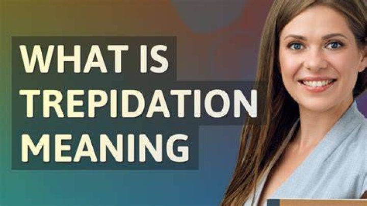 Is trepidation and hesitation the same?