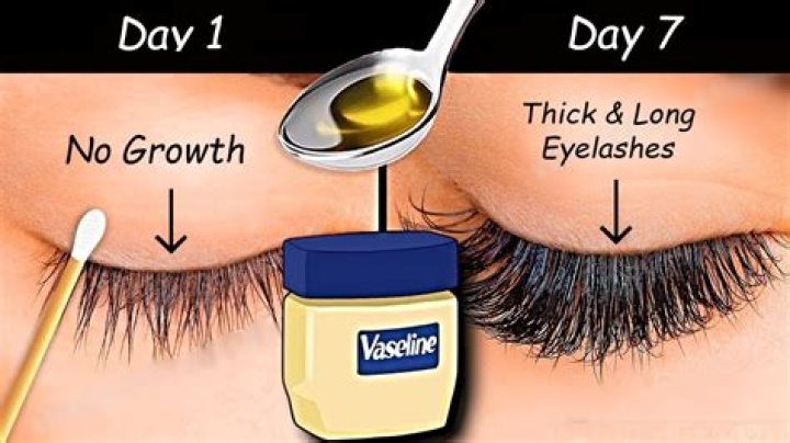 Is. vaseline good for eyelashes?