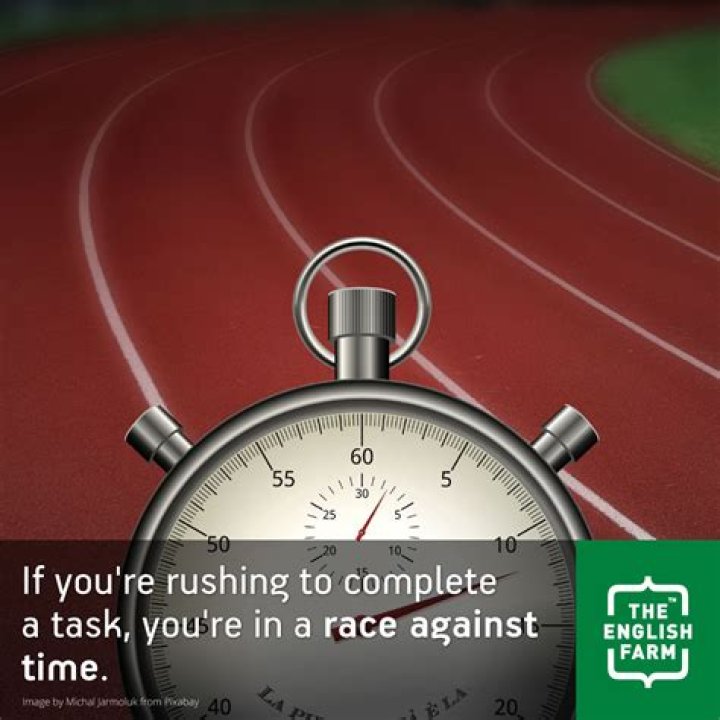 On a race against time?