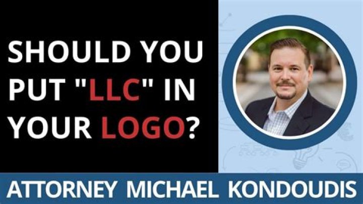 Should you put llc in your logo?