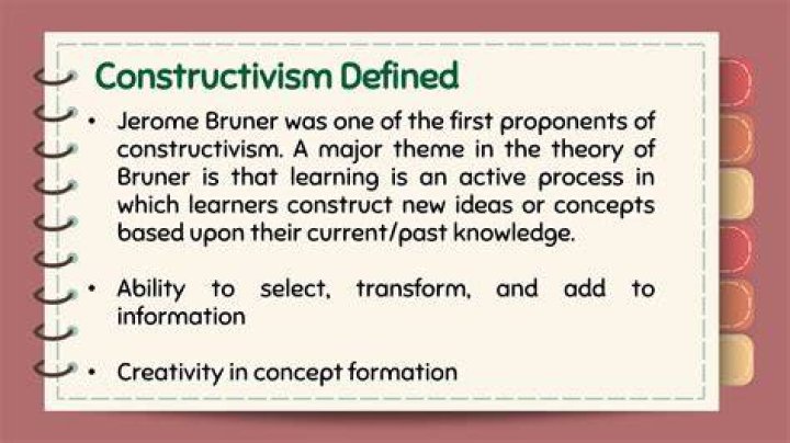 Was bruner a constructivist?