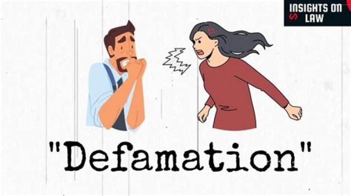 Was does defamation mean?