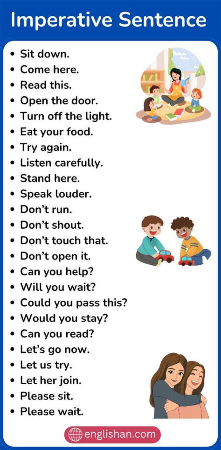 Was is an imperative sentence?