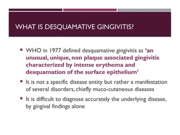 What are desquamative lesions?