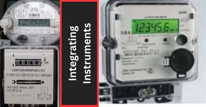 What are integrating instruments?