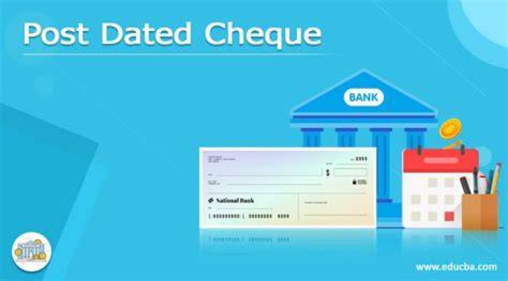 What are post dated vouchers?