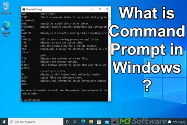 What command prompt to use?