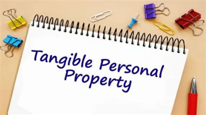 What constitutes tangible personal property?