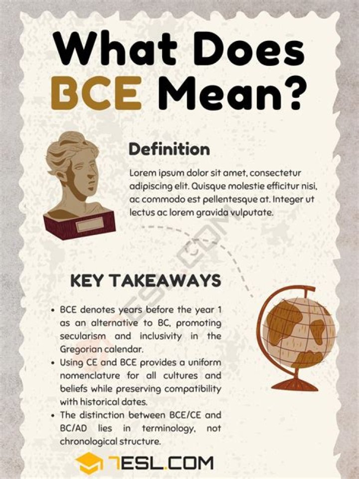 What do bce mean?
