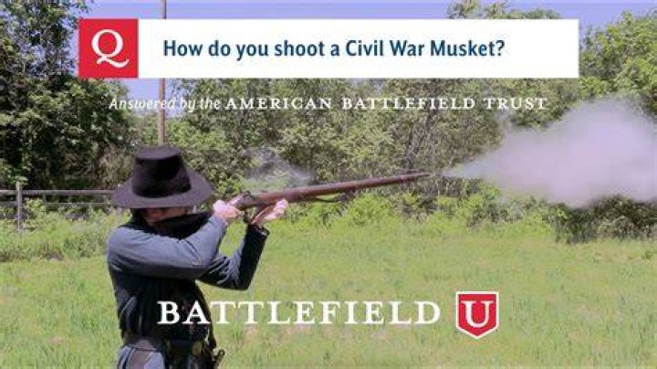 What do muskets shoot?