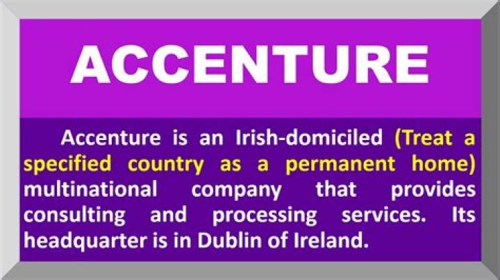 What does accenture do?