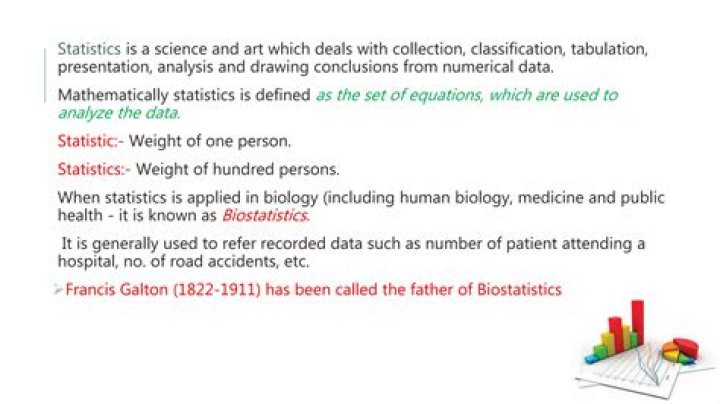What does biostatistics mean?