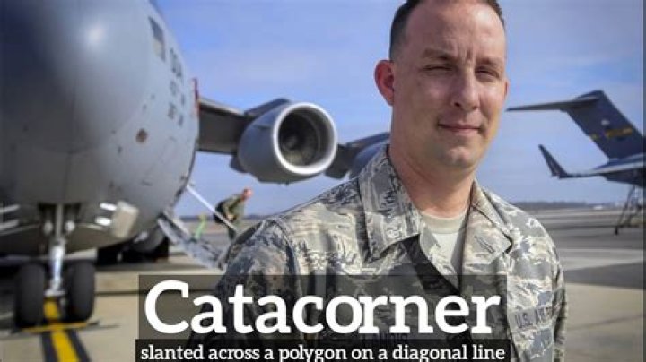 What does catacorner mean?