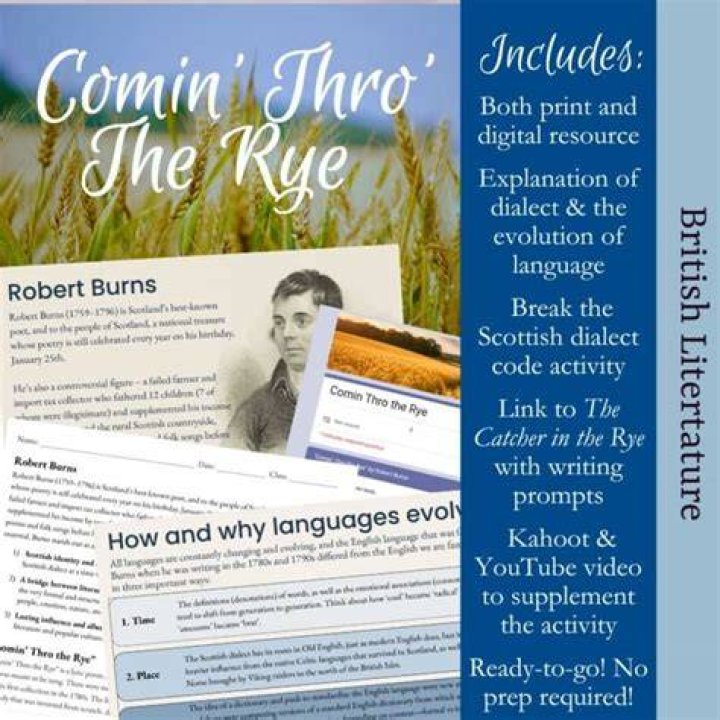 What does comin thro the rye mean?