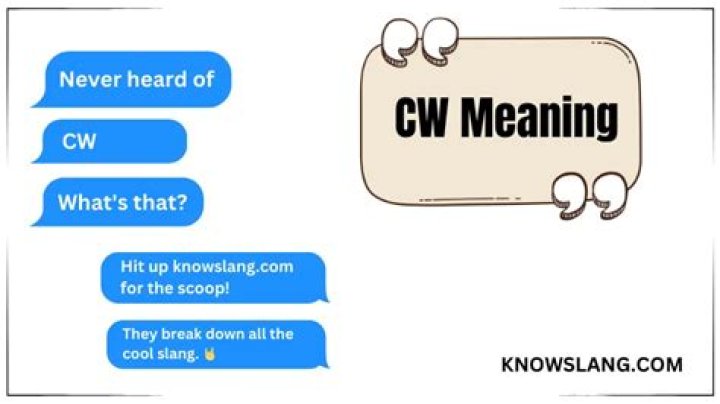 What does CW 1 mean?