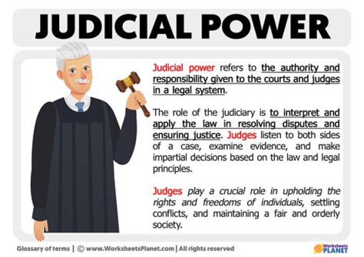 What does judicial mean?