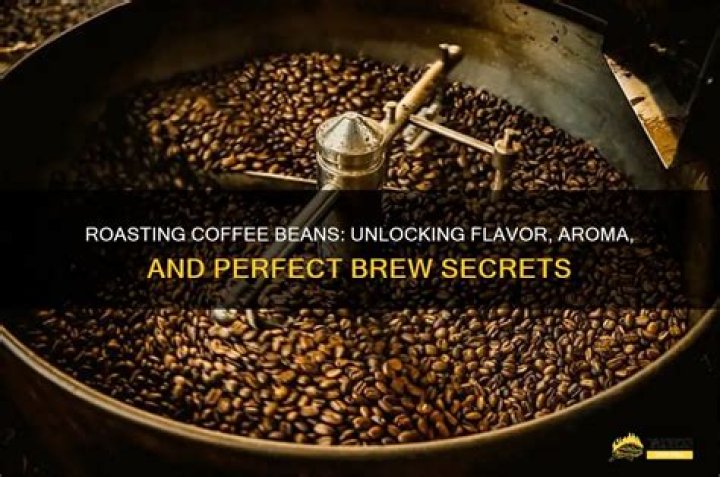 What does roasting coffee beans do?