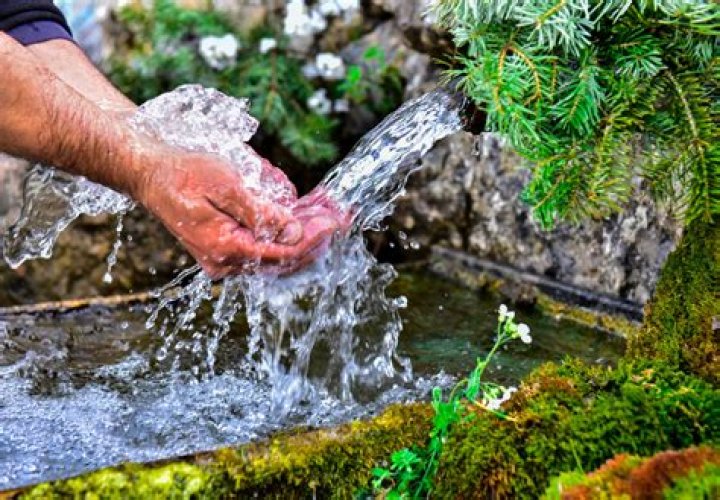 What does spring water mean?