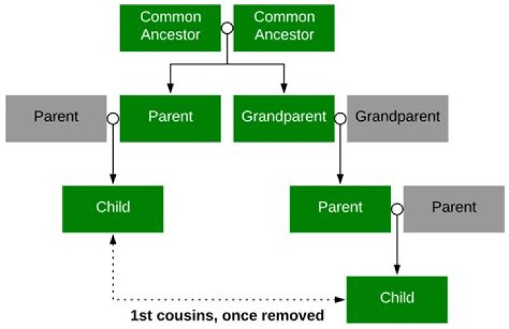 What does uncle twice removed mean?