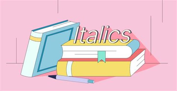 What effect does italics have on the reader?