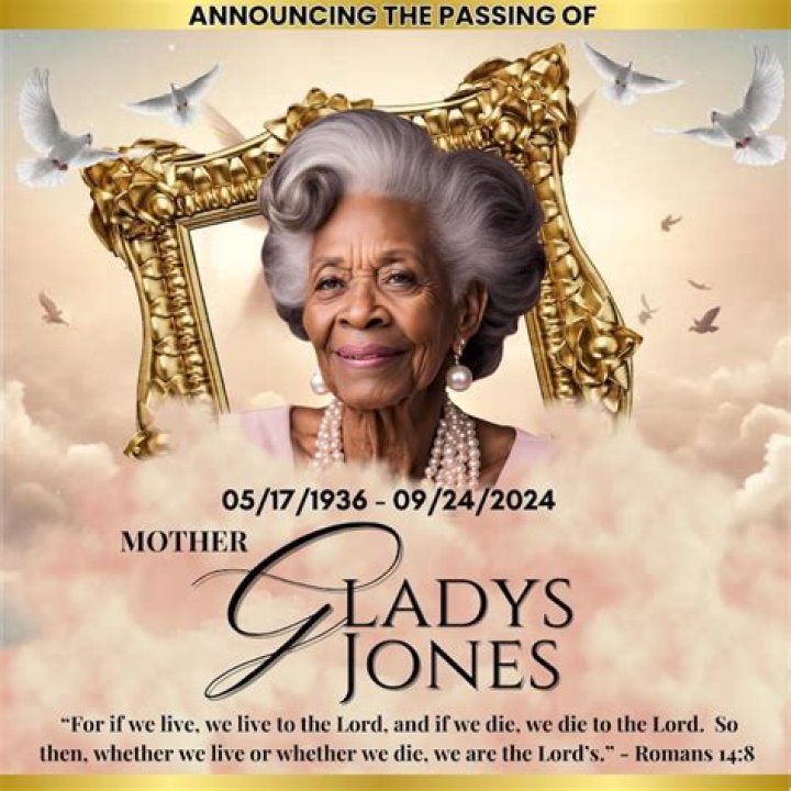 What happened Gladys Jones?