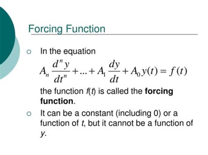 What is a forcing function?